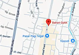 Lokasi Bahari Optik Tegal di Google Maps